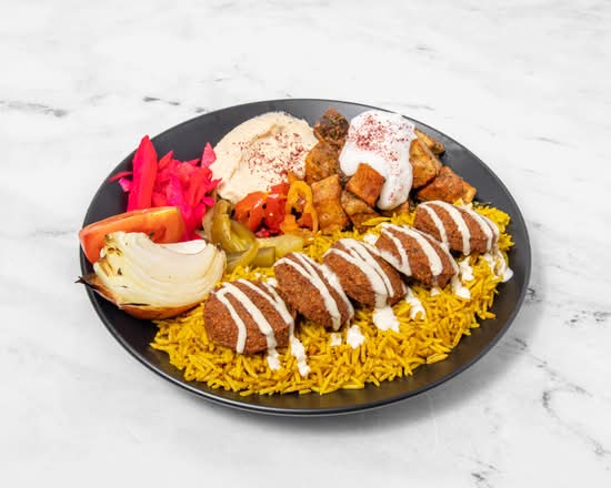 Veg Falafel Platter