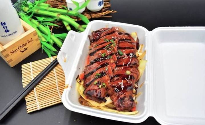 H12 Beef Teriyaki Dinner Plate