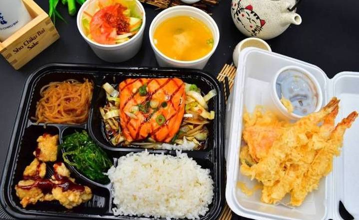 B03 Salmon Teriyaki Dinner Bento