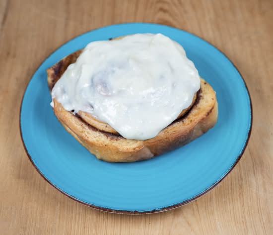 Warm House Made Cinnamon Buns With Cream Cheese Icing