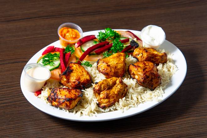 Chicken Tikka Kebab Plate