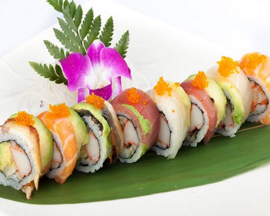Rainbow Dragon  Roll (8)