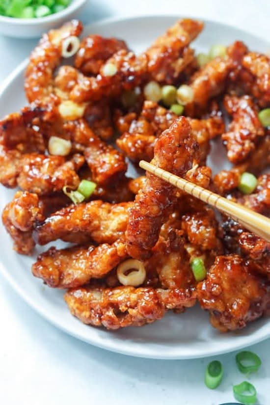 Crispy Sweet and Spicy Chicken
