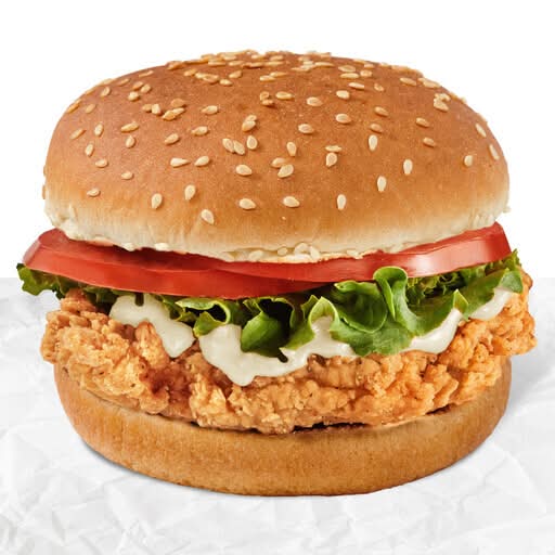 Burger poulet / Crispy chicken burger
