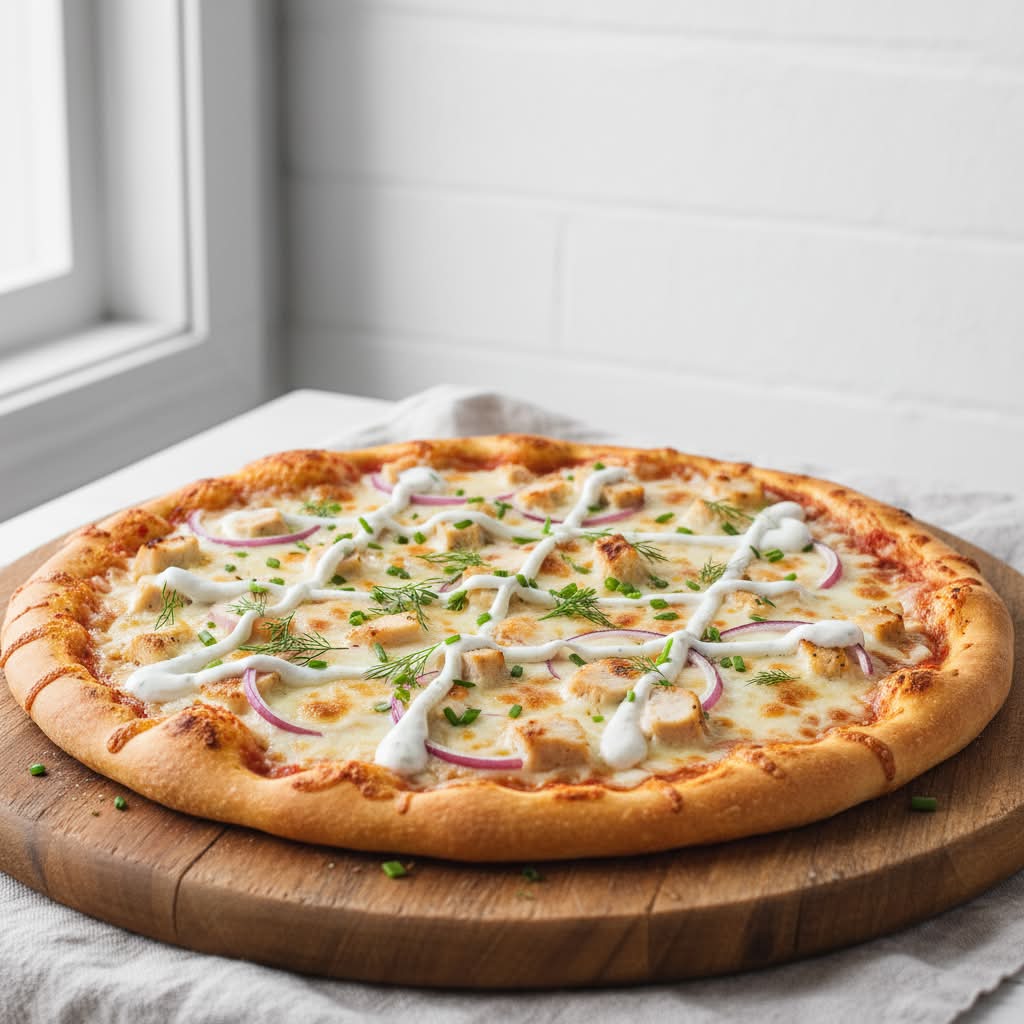Chicken Ranch Pizza