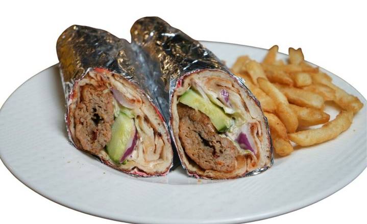 Wrap - Chicken Kabab With Fries