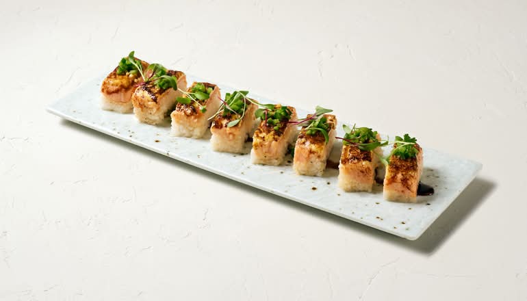 Aburi Salmon Sushi Press