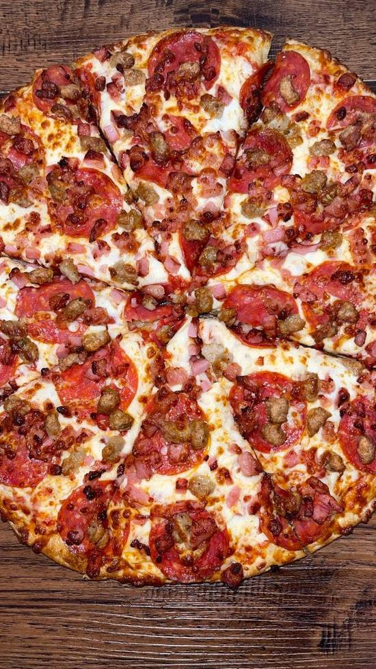 For the Love of Meat Pizza