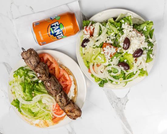 Pork Souvlaki Combo