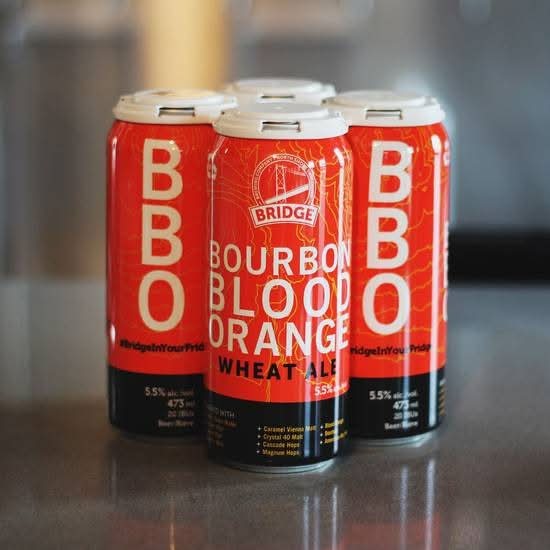 Bour bon Blood Orange Wheat Ale (4x473ml) 5.5%25 ABV