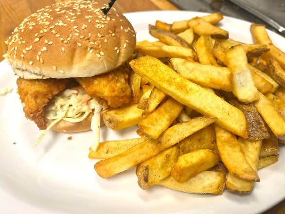 Spicy Crispy Chicken on a Bun