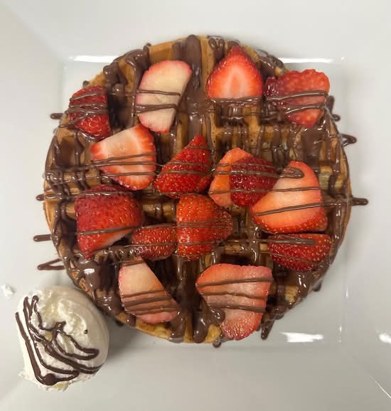 Strawberry Nutella Waffle
