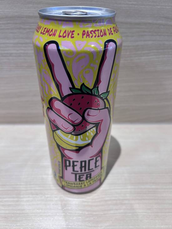 Peace Tea Iced Tea Strawberry Lemon Can 695ml
