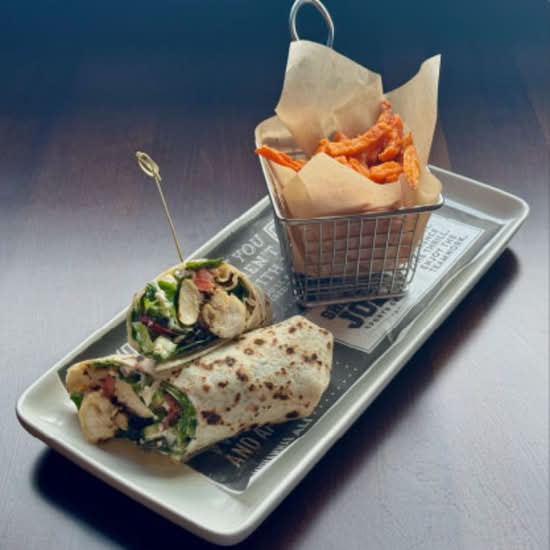 Mediterranean Grilled Chicken Wrap