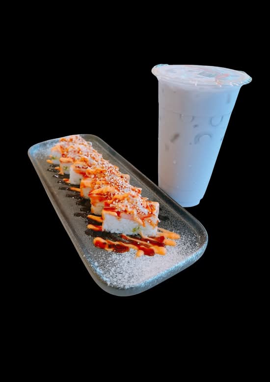 Aburi Salmon Volcano Oshizushi Combo