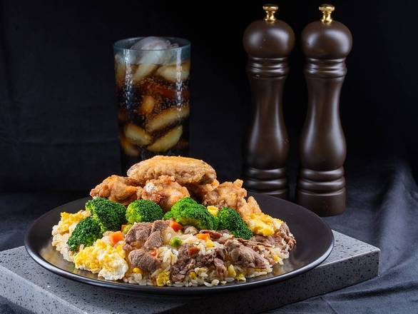 A 5 wings + Fried Rice