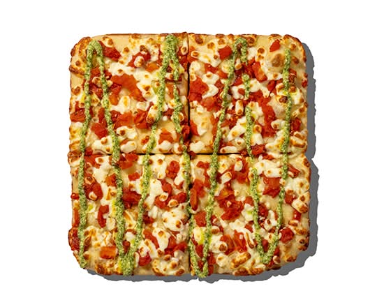 Tomato Bruschetta Pan Pizza