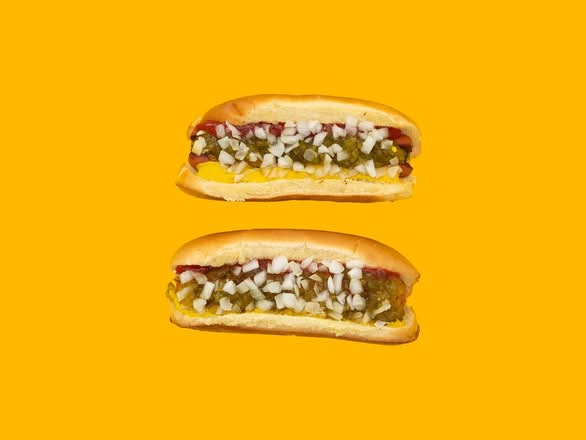 All beef Hot Dog