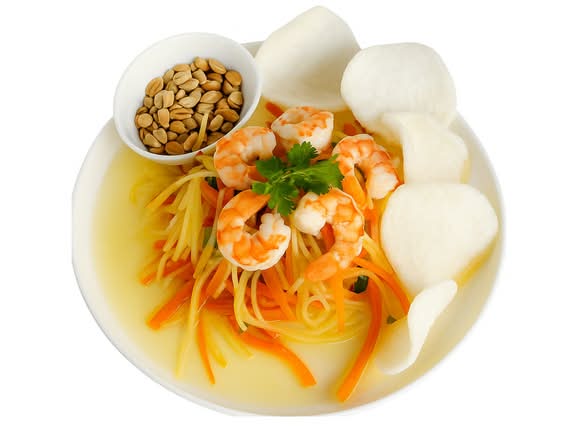 A09. Salade Mixte Aux Crevettes  | Mixed Shrimp Salad | Salad Trộn Tôm