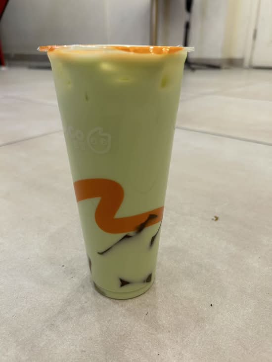 Honeydrew Smoothie with jelly boba