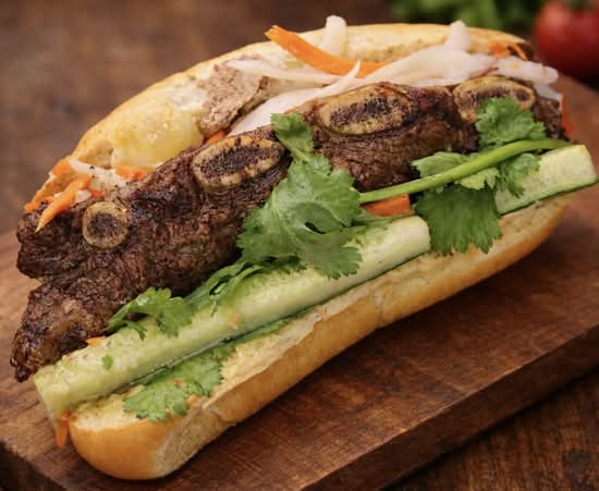 BBQ Beef Short Rib Sandwich