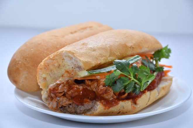 Vietnamese Meatball Sandwich