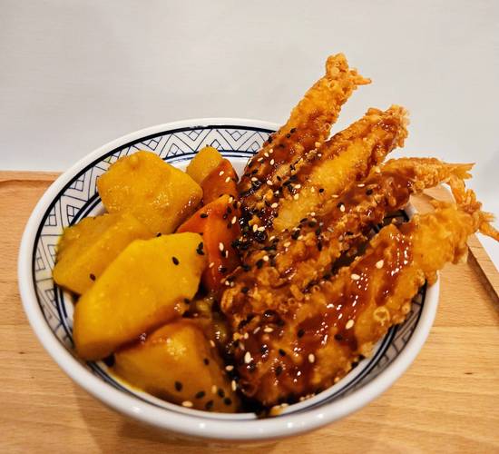 Tempura Shrimp Curry Rice