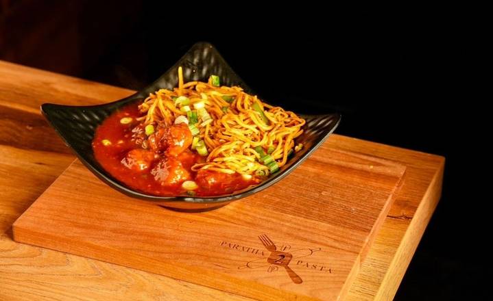 Veg Manchurian With Noodles - OO