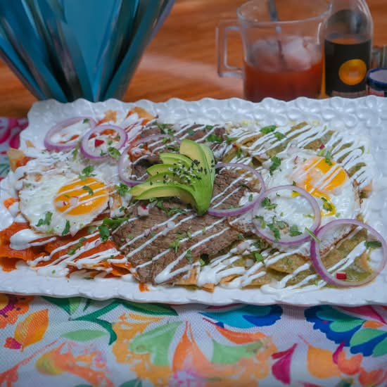 Chilaquiles Divorciados for Two