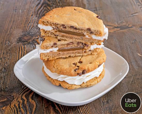 Chocolate Chip Caramel Sandwich Cookie