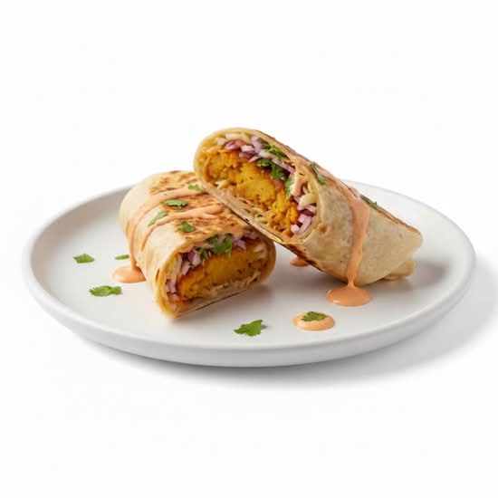 Aloo Tikki Wrap