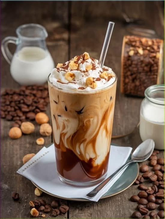 Iced Hazelnut Latte