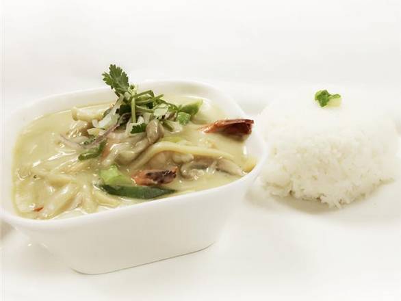 G15.Thai Green Curry on Rice