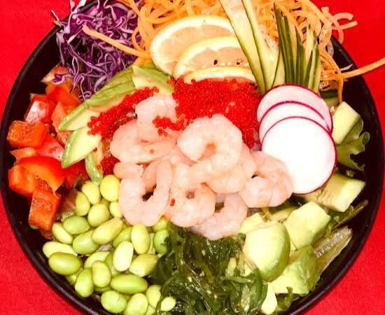 Poké Crevettes Cuites