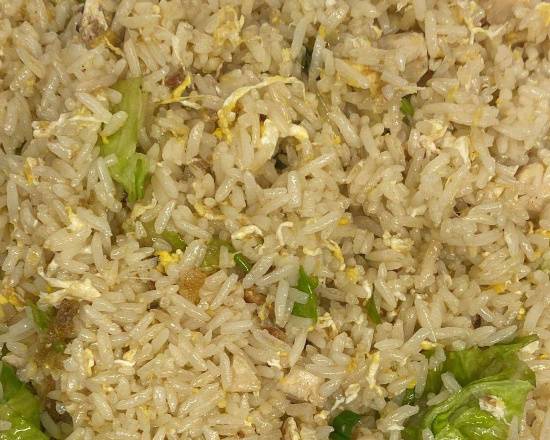 Fried Rice with Chicken and Salted Fish