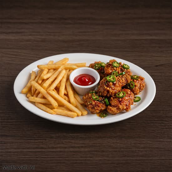 Garlic & Spicy Pepper Chicken Meal