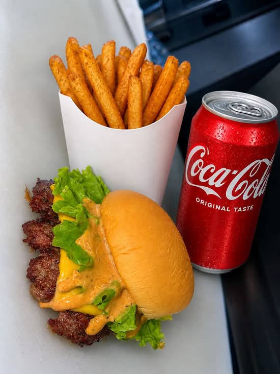 Flip your mood with 2 single flip smash burger combo Bogo Deal