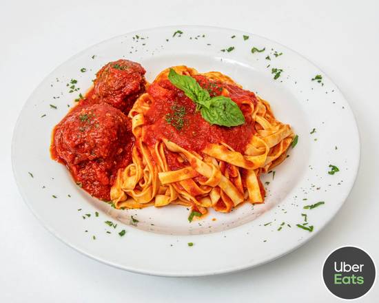Fettuccine Pasta Tomato Sauce or Meat Sauce