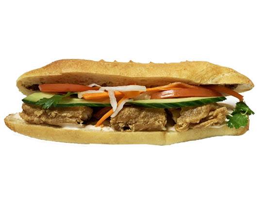 70. Fried Filet Fish Banh Mi
