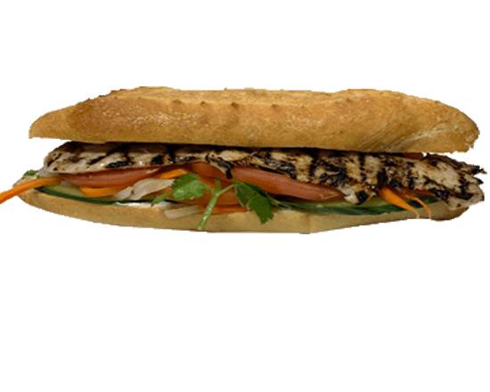 62. Char-grill Chicken Banh Mi