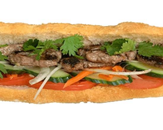 68. Grilled Beef Banh Mi