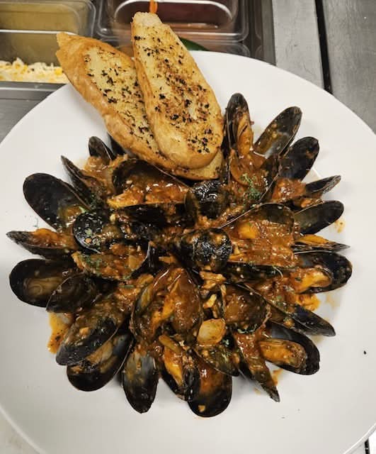 Steamed Mussels