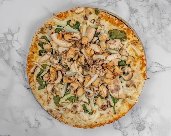 Chicken Alfredo Pizza