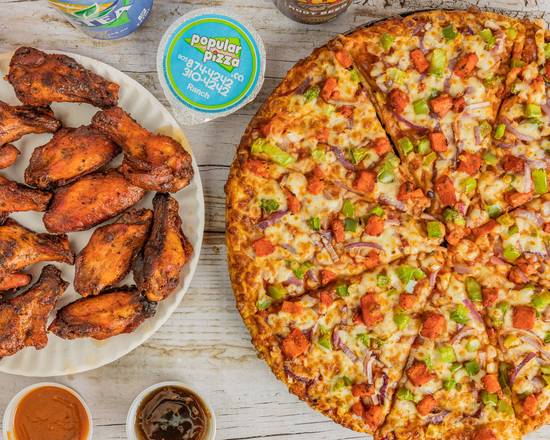 Medium Pizza & 12 Wings Combo