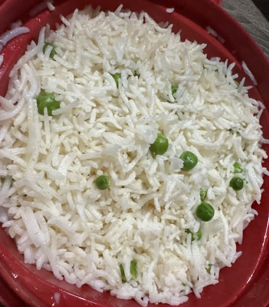 Green Peas Pulao