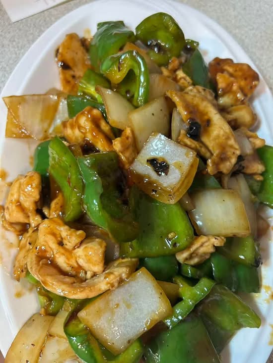 Poulet à La Sauce aux Haricots Noirs (Black Bean Sauce Chicken) 鼓椒鸡片