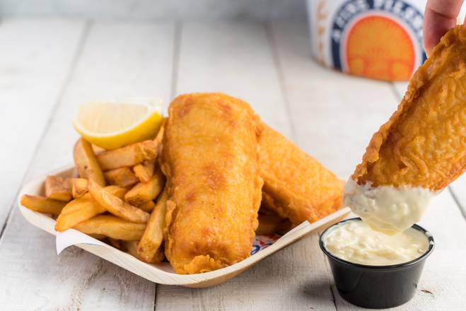 Fish and Chips (2 pcs) Combo