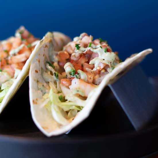 Garlic Shrimp Tacos