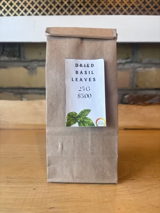 Dried Basil Leaves
