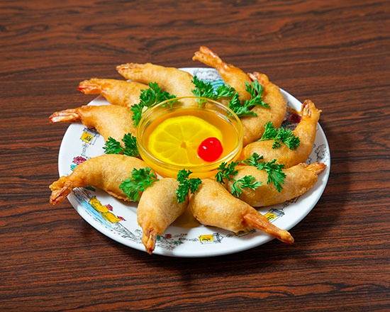 Breaded Shrimp with Lemon Sauce